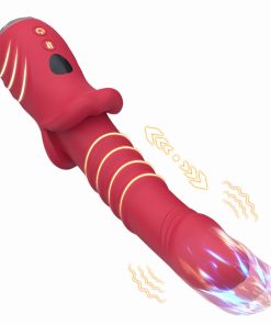 Alternative view of ARMONY - POINT A STIMULATING VIBRATOR DILDO RED