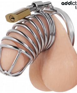 ADDICTED TOYS LOCKED - IRON CELL METAL PENIS CAGE 4 CM SIZE S - slika 3
