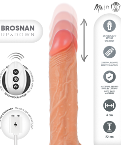 Alternative view of MR INTENSE - BROSNAN REALISTIC MULTIFUNCTIONAL WITH VIBRATION, UP AND DOWN REMOTE CONTROL, 22 CM - OR - 4 CM