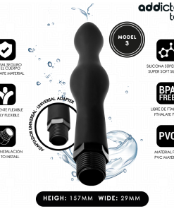 Alternative view of ADDICTED TOYS - ANAL CLEANER WITH UNIVERSAL ADAPTER MODEL 3