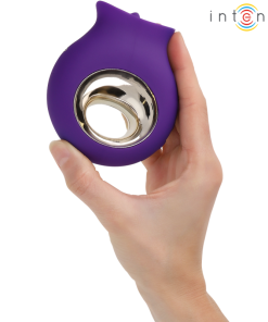 INTENSE - TULI CLITORIS STIMULATOR 9 VIBRATIONS & 9 OSCILLATIONS PURPLE - slika 3