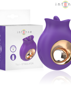 INTENSE - TULI CLITORIS STIMULATOR 9 VIBRATIONS & 9 OSCILLATIONS PURPLE