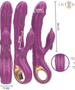 INTENSE - HALLE MULTIFUNCTION VIBRATOR WITH DOLPHIN STIMULATING TONGUE PURPLE - slika 3