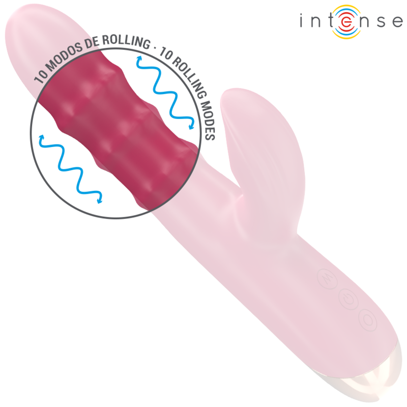 INTENSE - CHLOE MULTIFUNCTION VIBRATOR 3 IN 1 RED - slika 3