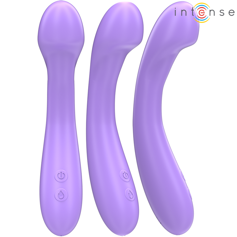 INTENSE - BECKY VIBRATOR 19 CM HEATABLE 7 VIBRATIONS PURPLE - slika 3