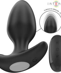 Alternative view of INTENSE - JOEY ANAL PLUG 10 VIBRATIONS BLACK REMOTE CONTROL