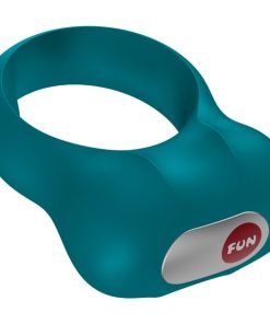 Alternative view of FUN FACTORY - STEADY VIBRATING COCK RING BOTTLE GREEN