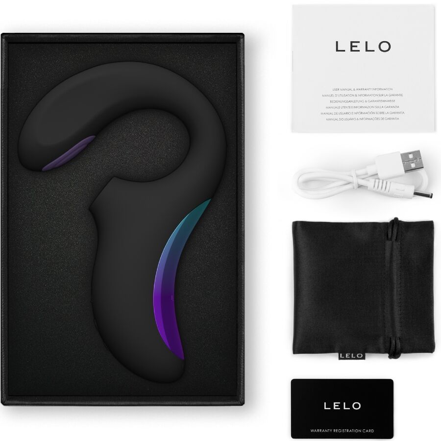 LELO - ENIGMA DOUBLE SONIC VIBRATOR POINT G BLACK - slika 3