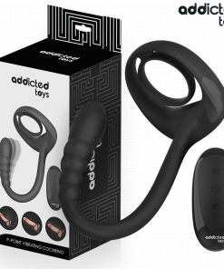 ADDICTED TOYS - P-SPOT VIBRATING COCK RING REMOTE CONTROL