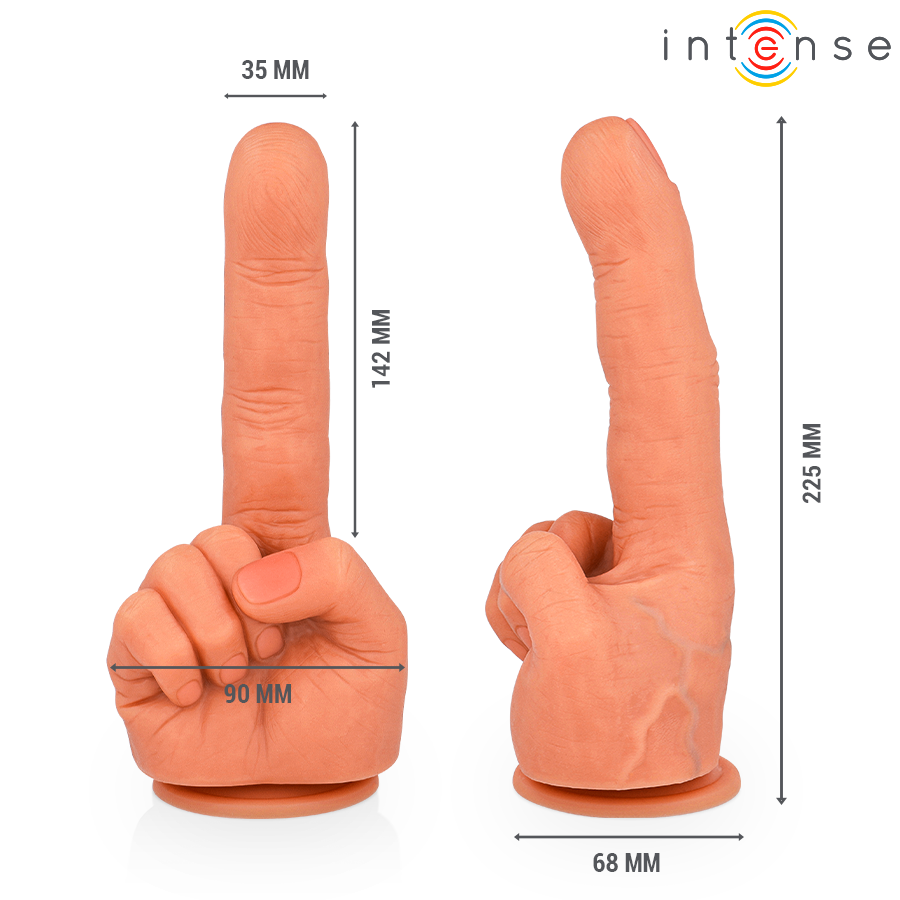 INTENSE - HUBERT G-SPOT STIMULATOR FLEXIBLE HAND 14.2 CM - slika 2