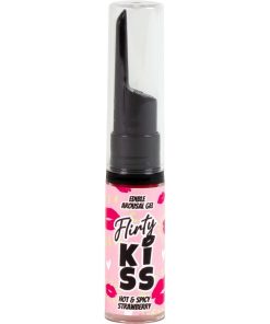 Alternative view of SECRETPLAY - FLIRTY KISS GELS WITH ORAL SEX EFFECTS STRAWBERRY & MINT 2 x 8 GR