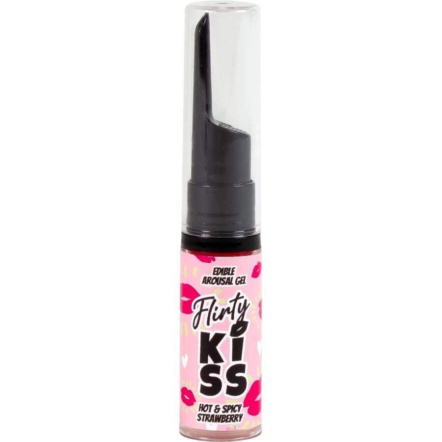 SECRETPLAY - FLIRTY KISS GELS WITH ORAL SEX EFFECTS STRAWBERRY & MINT 2 x 8 GR - slika 2