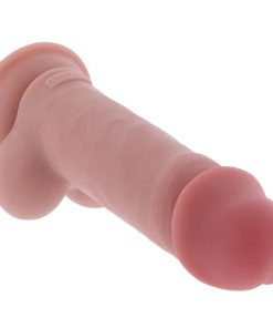 GET REAL - DELUXE REALISTIC PENIS WITH TESTICLES EXTRA THICK 17 CM - slika 3