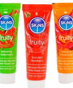 Alternative view of SKINS - FRUITY LUBES KIT WATERMELON, STRAWBERRY & MANGO LUBRICANTS 3 x 12 ML