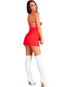 Alternative view of LIVCO CORSETTI FASHION - SANTAS CANDY LC 90722 CHRISTMAS CHEMISE + THONG L/XL