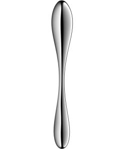Alternative view of SATISFYER - STAR FORCE 3 STAINLESS STEEL DOUBLE-ENDED DILDO