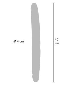 GET REAL - DOUBLE-ENDED SILICONE DILDO CARAMEL 40 CM - slika 3