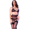 CHILIROSE - CR 4883 FOUR PIECE SET BLACK XL