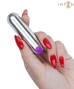 INTENSE - KAREN MINI RECHARGEABLE VIBRATING BULLET SILVER - slika 3
