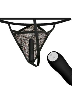 BAILE - THONG WITH VIBRATING BULLET AND REMOTE CONTROL BLACK - slika 3