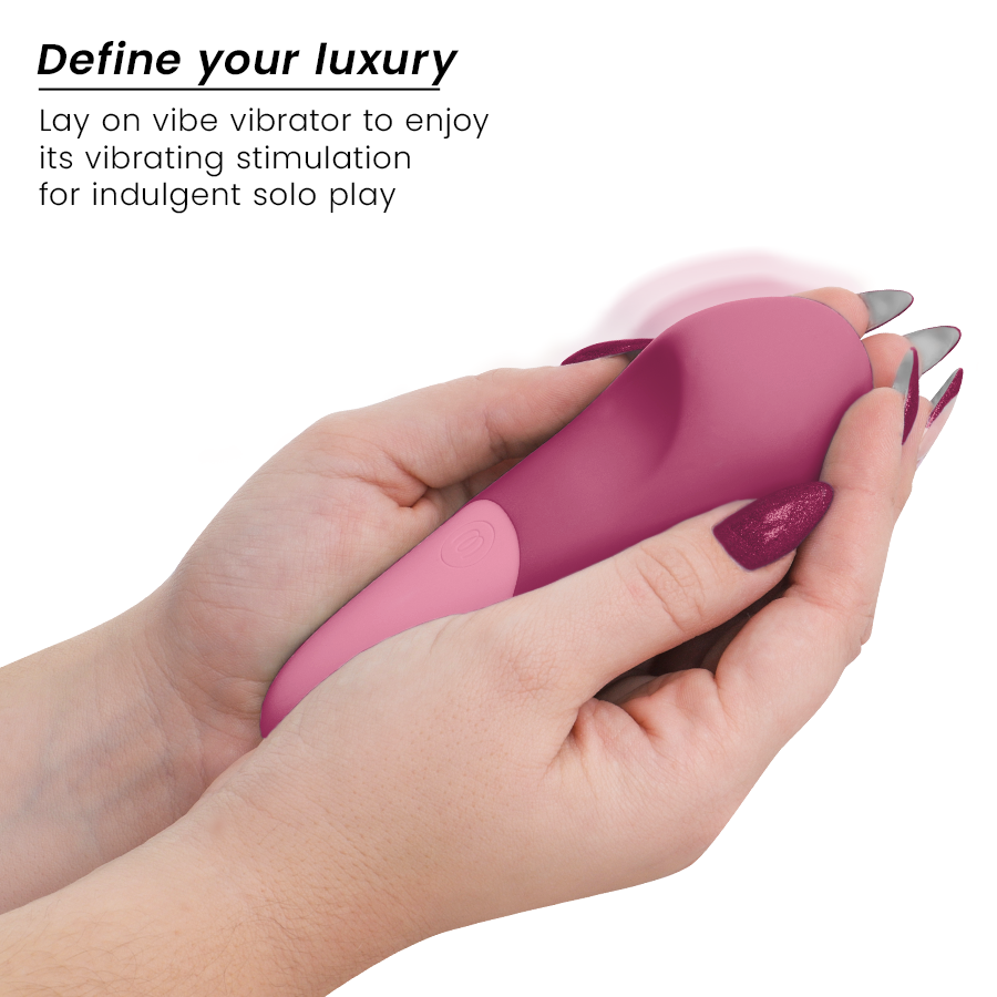WOMANIZER - VIBE LAY-ON SILENT VIBRATOR DUSKY PINK - slika 3