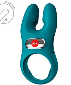 FUN FACTORY - NOS PRO VIBRATING COCK RING BOTTLE GREEN - slika 3