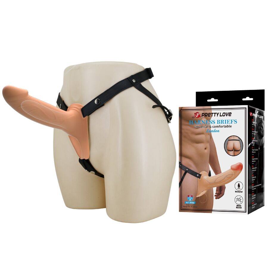 PRETTY LOVE - LANDON LIGHT-SKIN VIBRATING STRAP-ON - slika 2