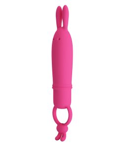 Alternative view of PRETTY LOVE - DELIA RABBIT VIBRATOR WITH RESISTANCE RING