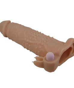 PRETTY LOVE - QUILLON PENIS SLEEVE WITH CLITORAL STIMULATOR AND VIBRATION