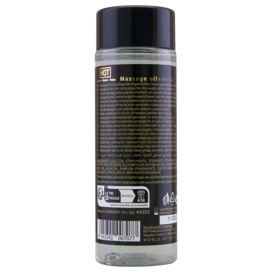 HOT - MASSAGE OIL VANILLA 100 ML - slika 2