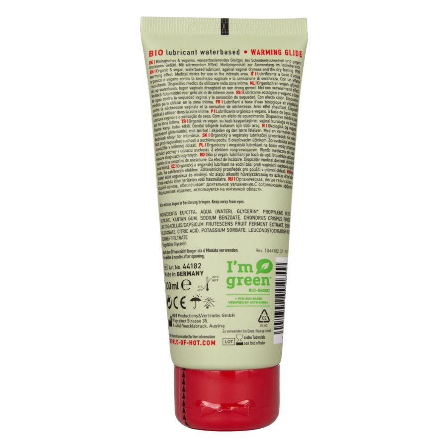 HOT - BIO LUBRICANT WATERBASED WARMING 100 ML - slika 2