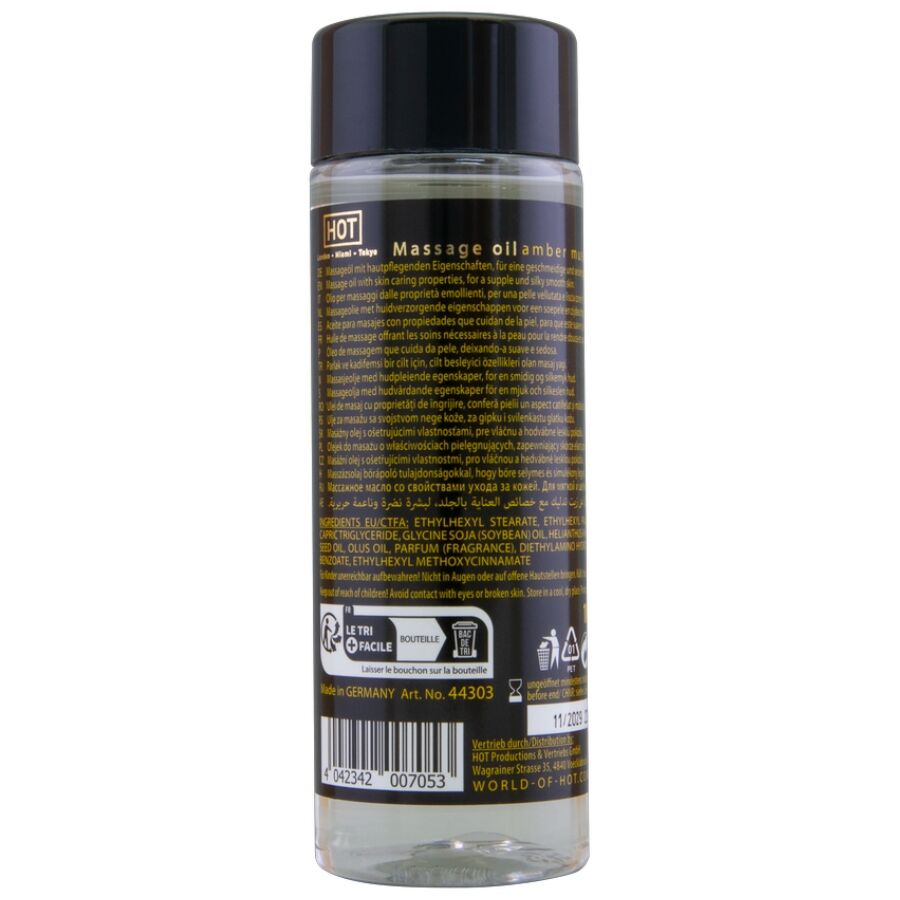 HOT - MASSAGE OIL AMBER & MUSK 100 ML - slika 2