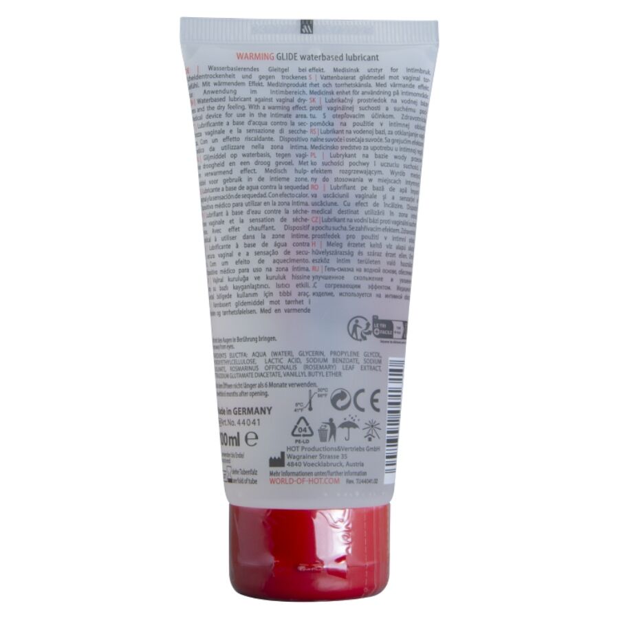 HOT - WARMING GLIDE LIQUID PLEASURE WATERBASED LUBRICANT 100 ML - slika 2