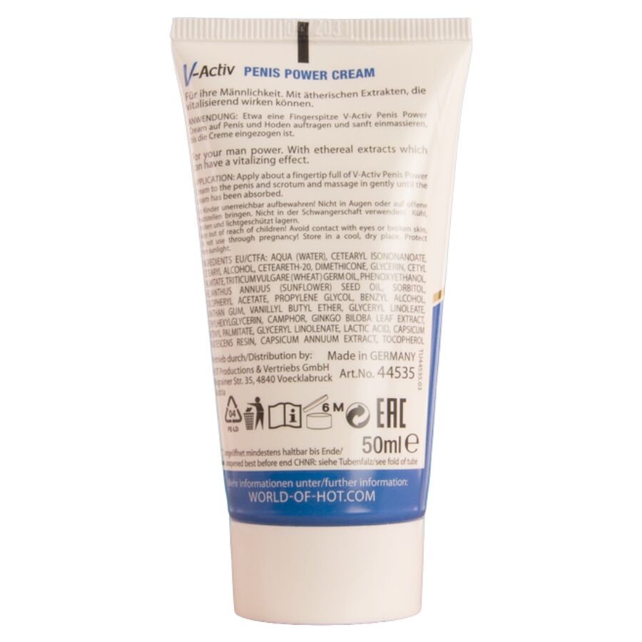 HOT - V-ACTIV PENIS POWER CREAM FOR MEN 50 ML - slika 3