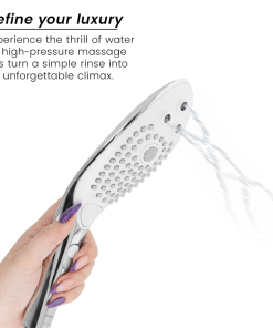 WOMANIZER - WAVE CLITORAL STIMULATING SHOWER HEAD CHROME - slika 3