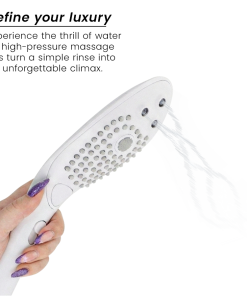 WOMANIZER - WAVE CLITORAL STIMULATING SHOWER HEAD WHITE - slika 3