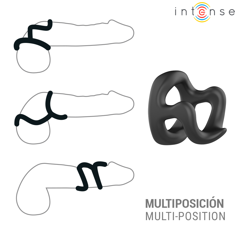 INTENSE - CHARLES ADJUSTABLE PENIS RING MODEL 11 - slika 3