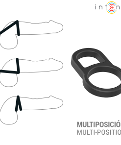 INTENSE - CONLETH ADJUSTABLE DOUBLE PENIS RING MODEL 3 - slika 3