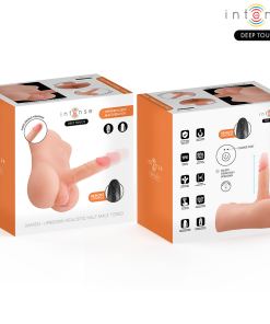INTENSE DEEP TOUCH - DAMIEN TORSO WITH REALISTIC DILDO WITH PUSHING AND VIBRATION REMOTE CONTROL 3.5 KG - slika 3