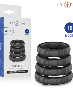 INTENSE - MICHIEL SET OF 4 PENIS RINGS MODEL 10