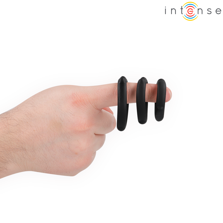 INTENSE - PETER SET OF 3 PENIS RINGS MODEL 9 - slika 2