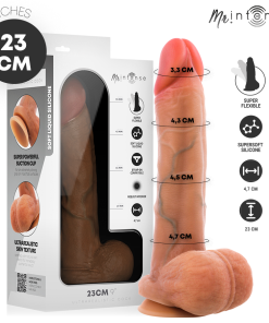 MR INTENSE - GARY L ULTRA-REALISTIC SILICONE COCK WITH TESTICLES 23 CM - Ø- 4.7 CM