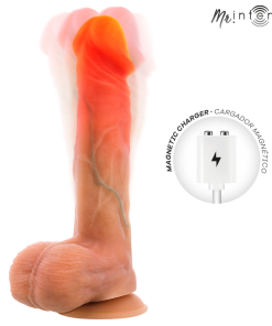 MR INTENSE - LOGAN VIBRATOR DILDO SILICONE WITH HEAT EFFECT AND REMOTE CONTROL 20 CM -Ø- 4,1 CM - slika 2