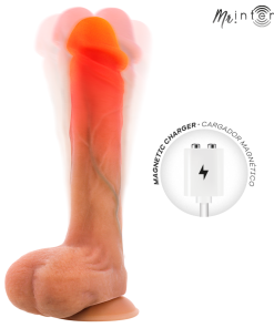 Alternative view of MR INTENSE - BRADLEY SILICONE VIBRATING DILDO WITH HEAT EFFECT AND REMOTE CONTROL 21 CM -Ø- 4.2 CM