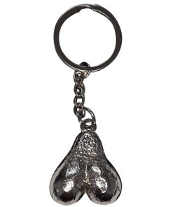 DIABLO PICANTE - SILVER EGGS METAL KEYCHAIN