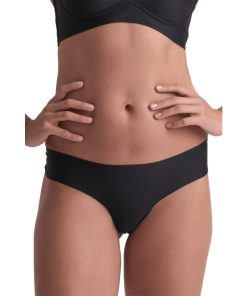 BYE-BRA - INVISIBLE THONG 2 PACK BEIGE & BLACK SIZE XXL - slika 3