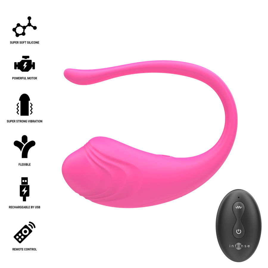 INTENSE - OLIVIA PINK VIBRATING EGG WITH REMOTE CONTROL - slika 2