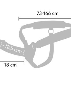 Alternative view of HIDDEN DESIRE - INFERNO VIBRATING PENIS SLEEVE STRAP-ON 18 CM