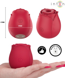 INTENSE - CAMELLIA CLITORAL SUCTION ROSE BY WAVES BORDEAUX - slika 3