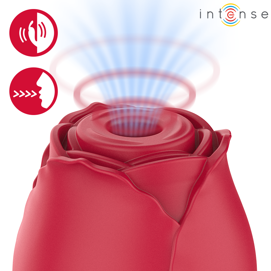 INTENSE - CAMELLIA CLITORAL SUCTION ROSE BY WAVES BORDEAUX - slika 2